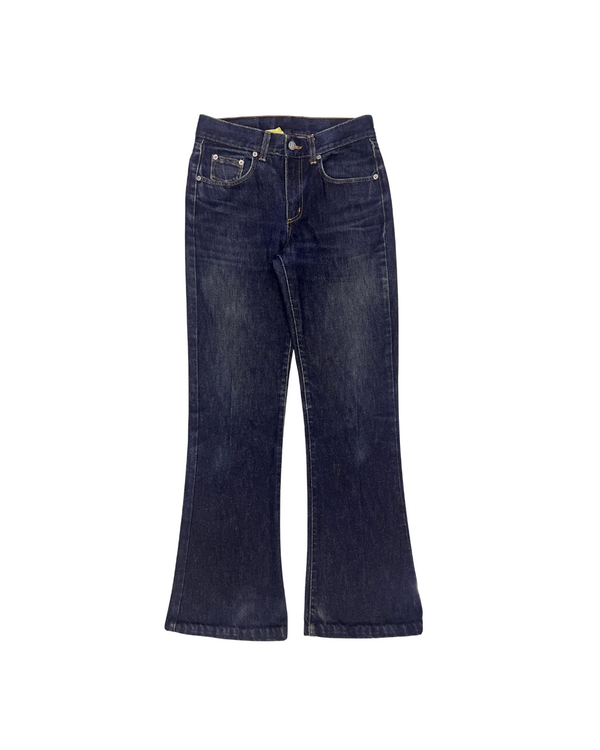 DARK BLUE FLARE JEANS