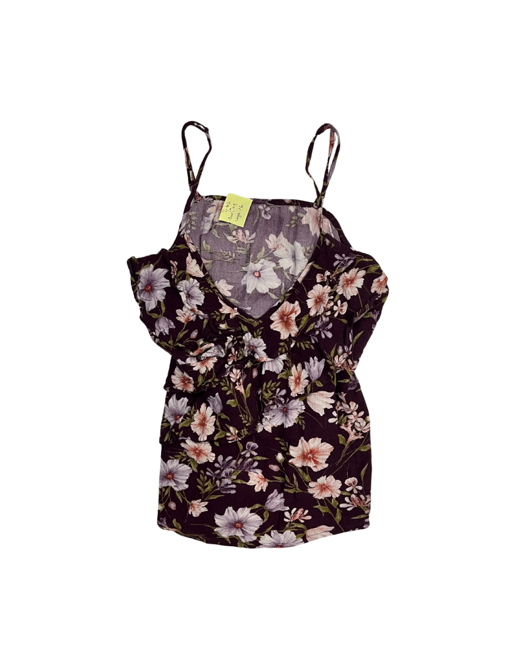 FLORAL WITH V NECK CAMI