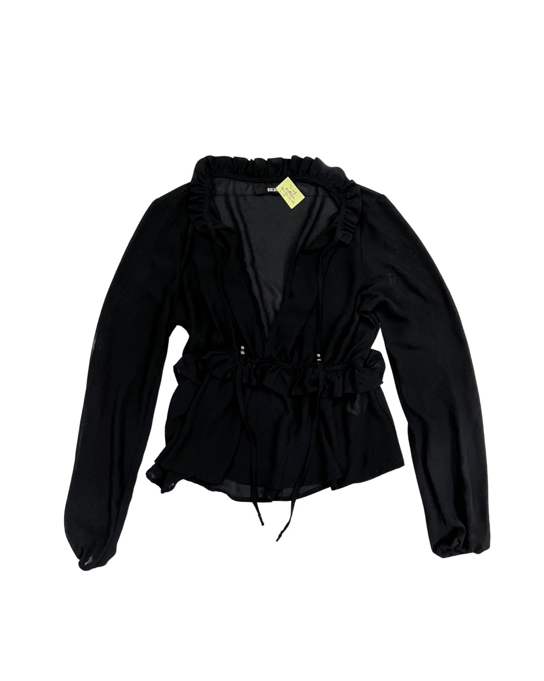 BIKBOK BLACK WITH RUFFLES