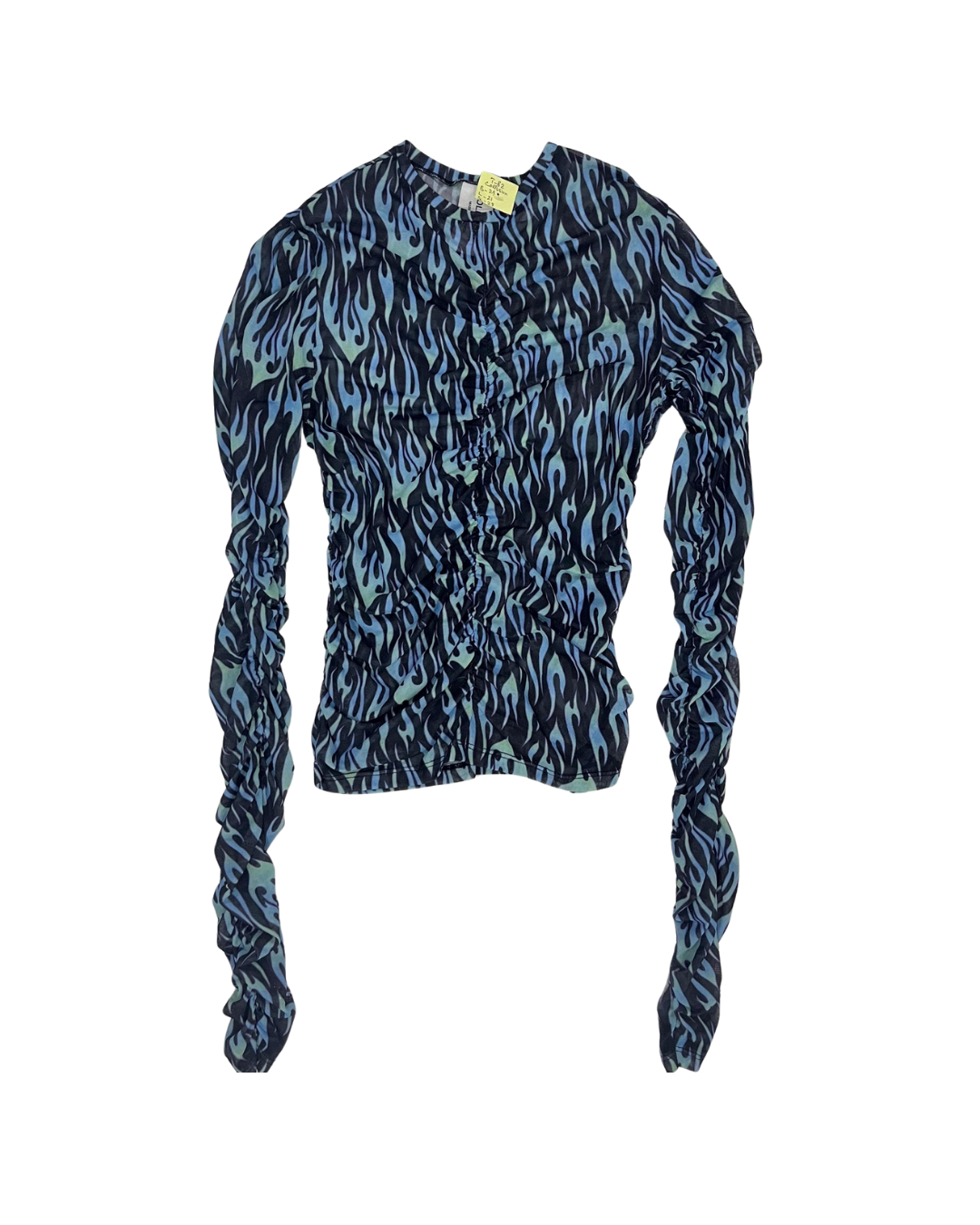 DARK BLUE AND TEAL TOP