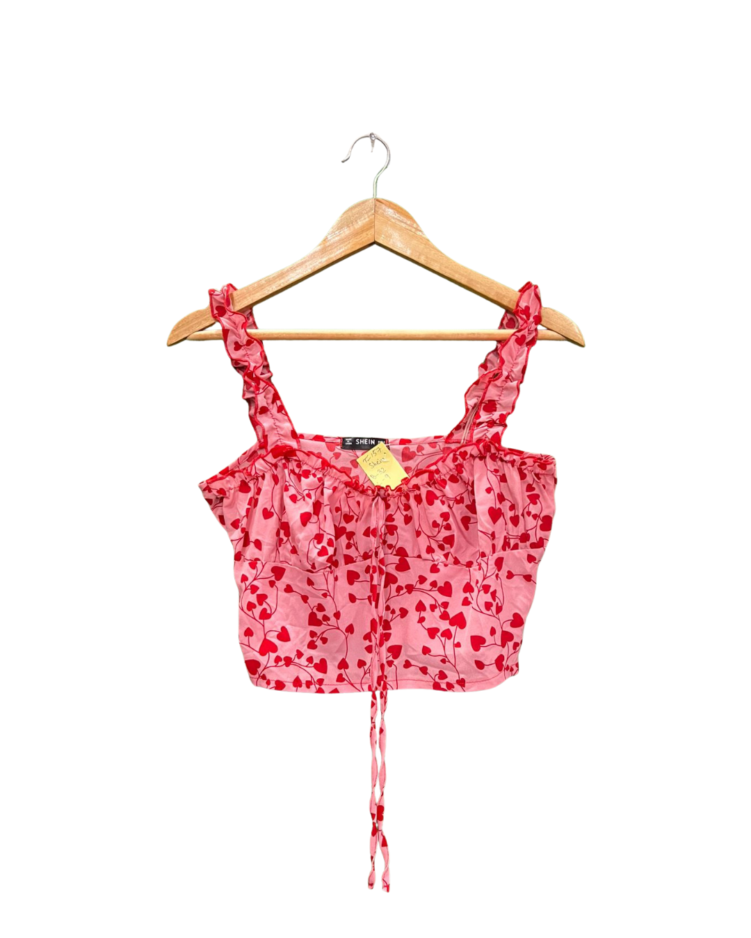 PINK HEART CAMI TOP