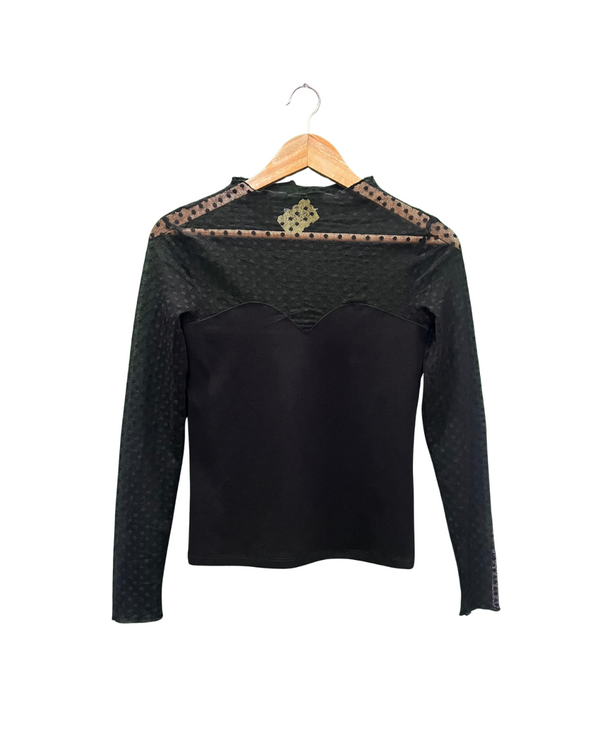 ELEGANT BLACK LONG SLEEVES