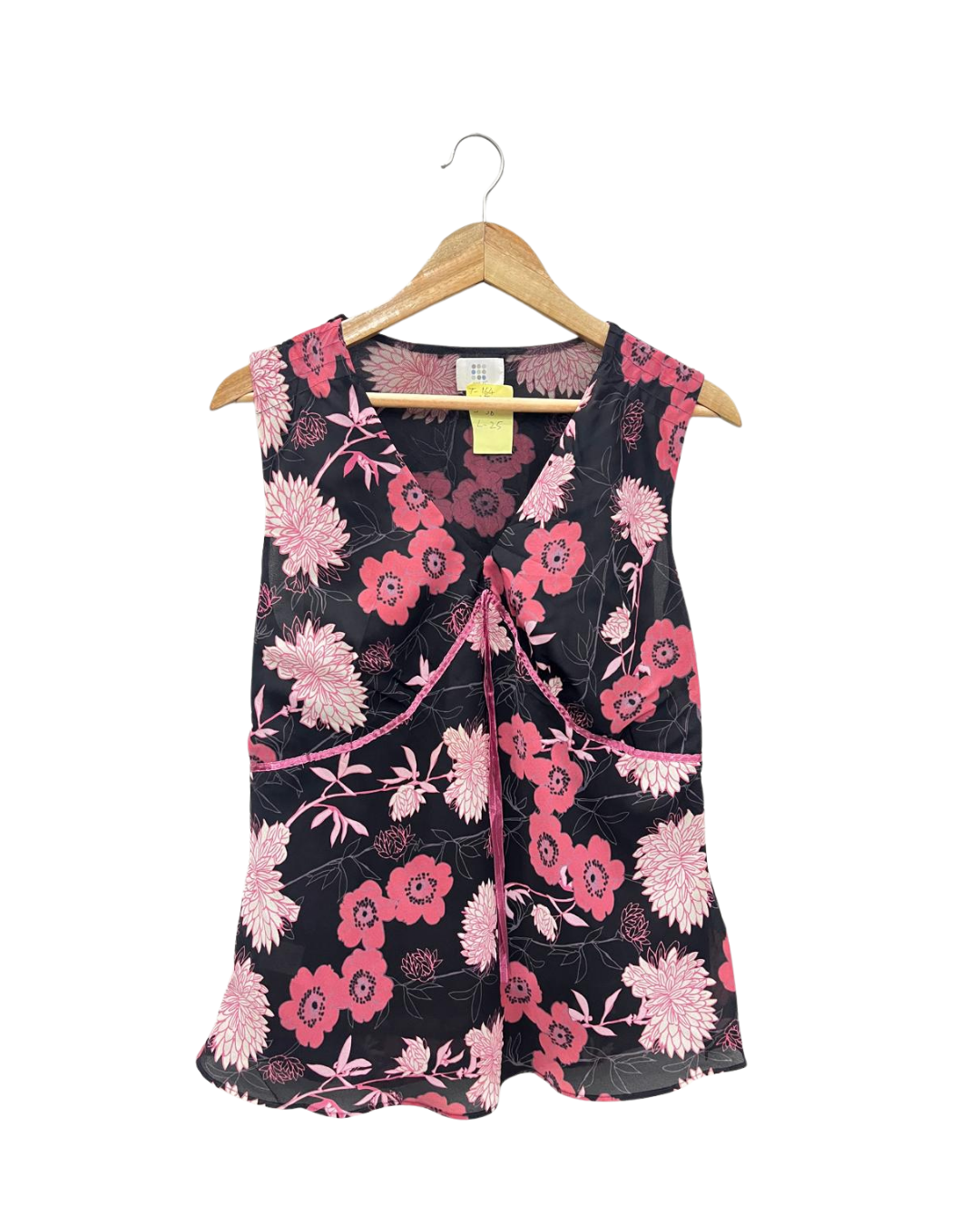FLORAL SLEEVELESS  TOP