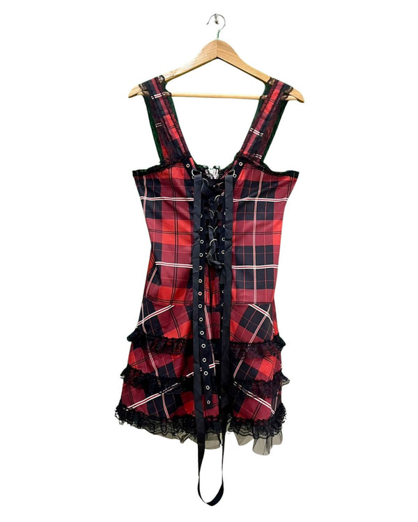 GOTHIC PLAID DRESS