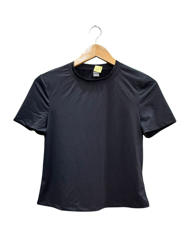 Shein Fitted Black Basic Shirt