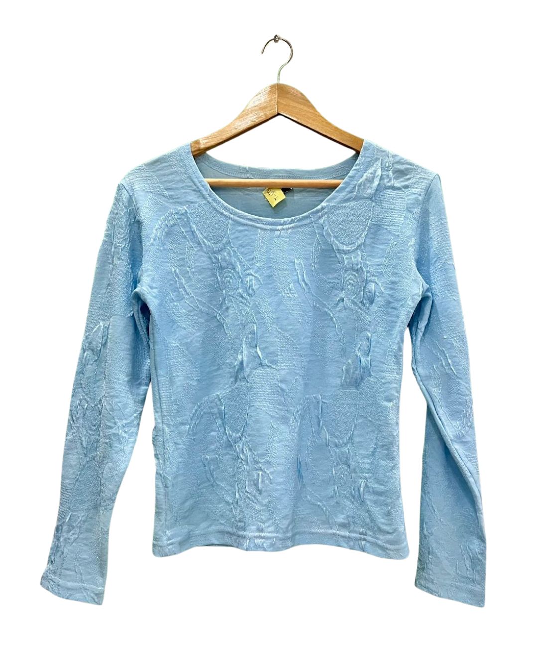 Baby Blue Textured Top