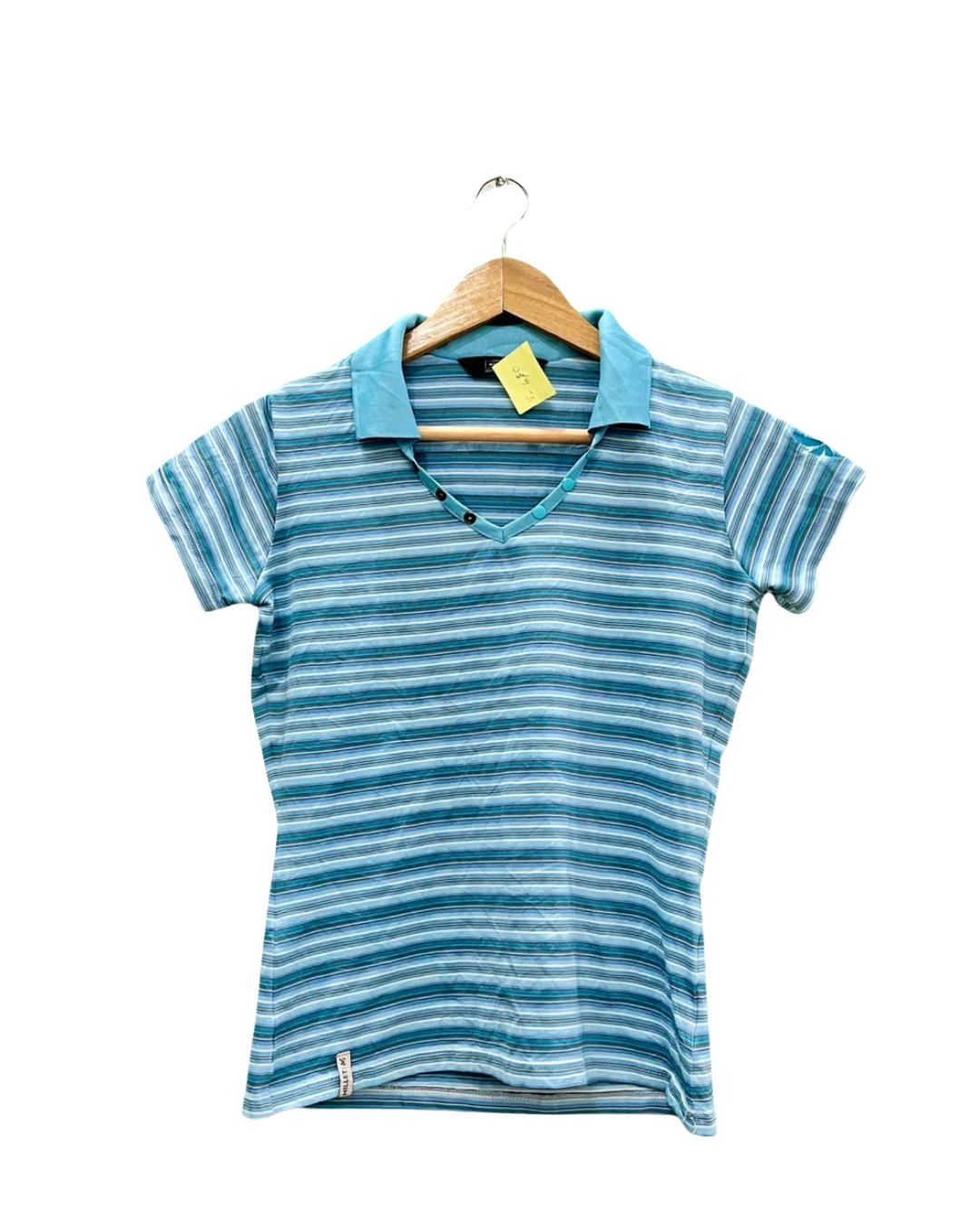 Blue Striped Polo Shirt