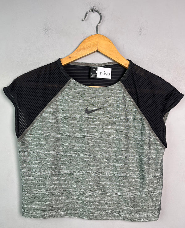 GREY & BLACK SPORTS TEE - Thrifty Threads