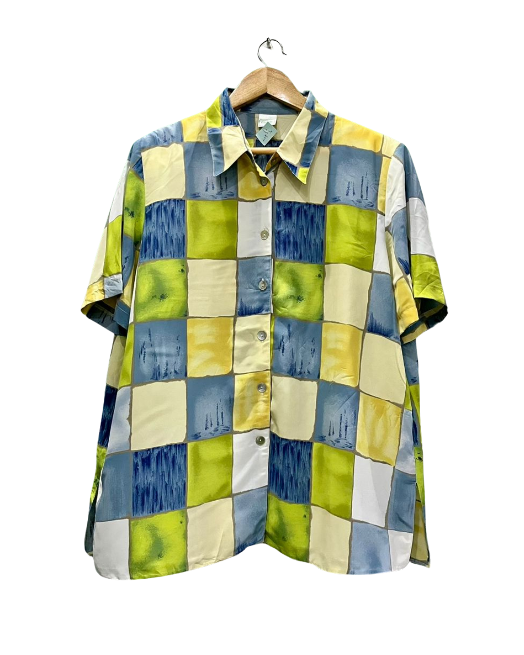 BEACH BAGGY BUTTON DOWN SHIRT
