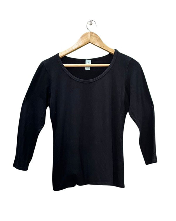 BLACK PLAIN TOP