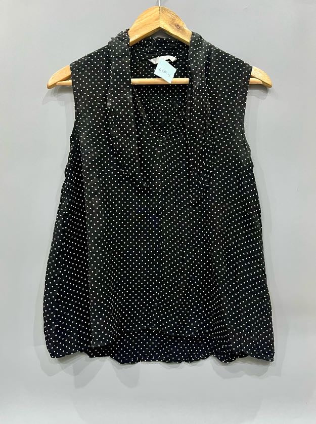 H&M Polka Dot Sleeveless Top
