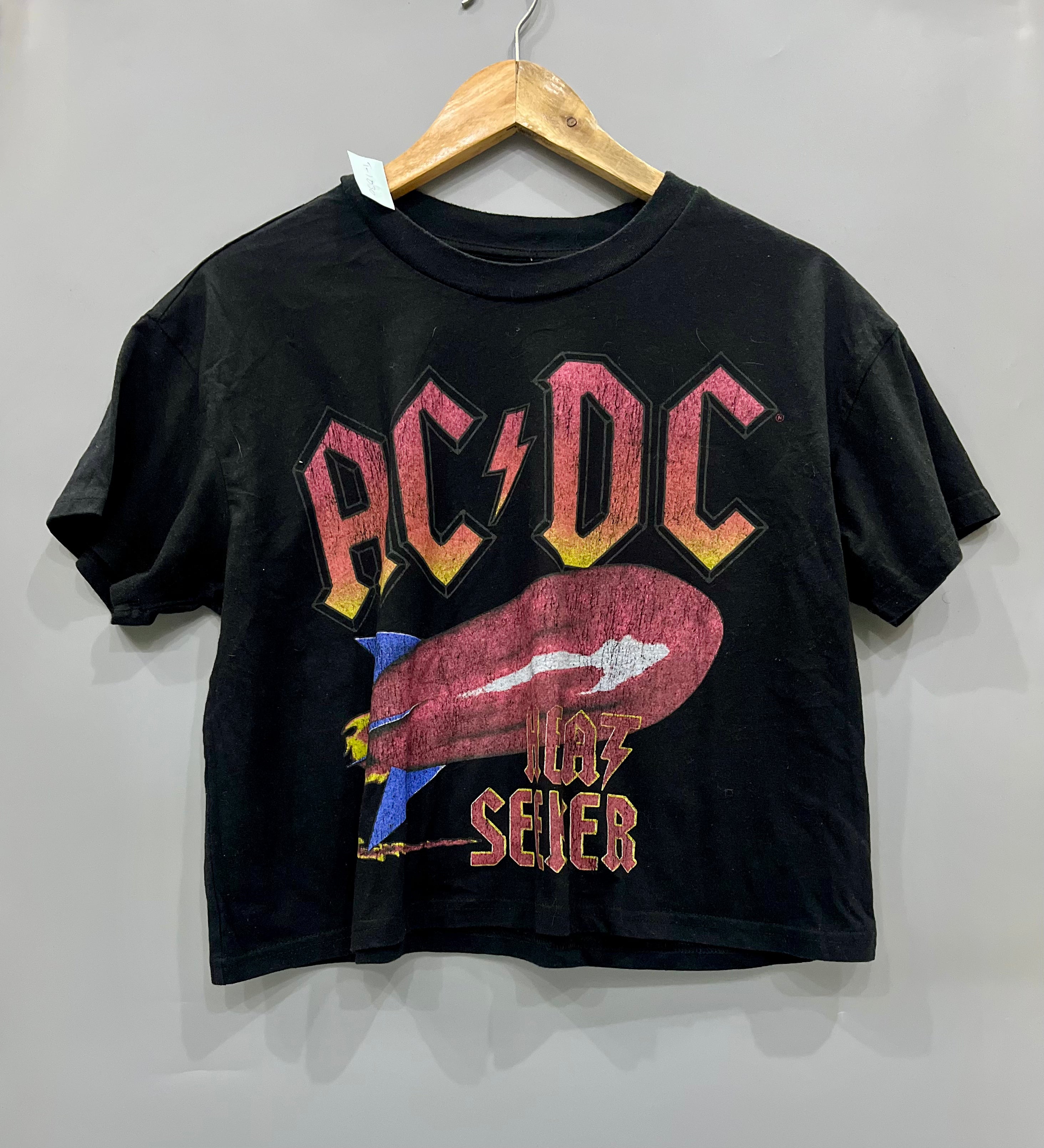 AC/DC Heat Seeker Crop Top - Thrifty Threads