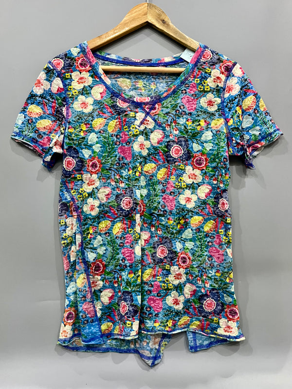 Multi-Colour Floral Print Top