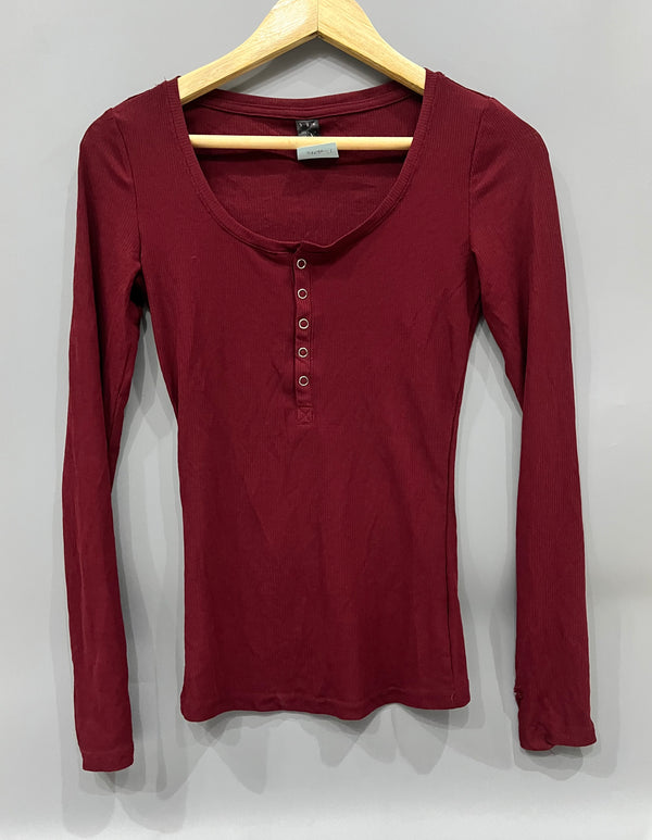 SHEIN MAROON TOP