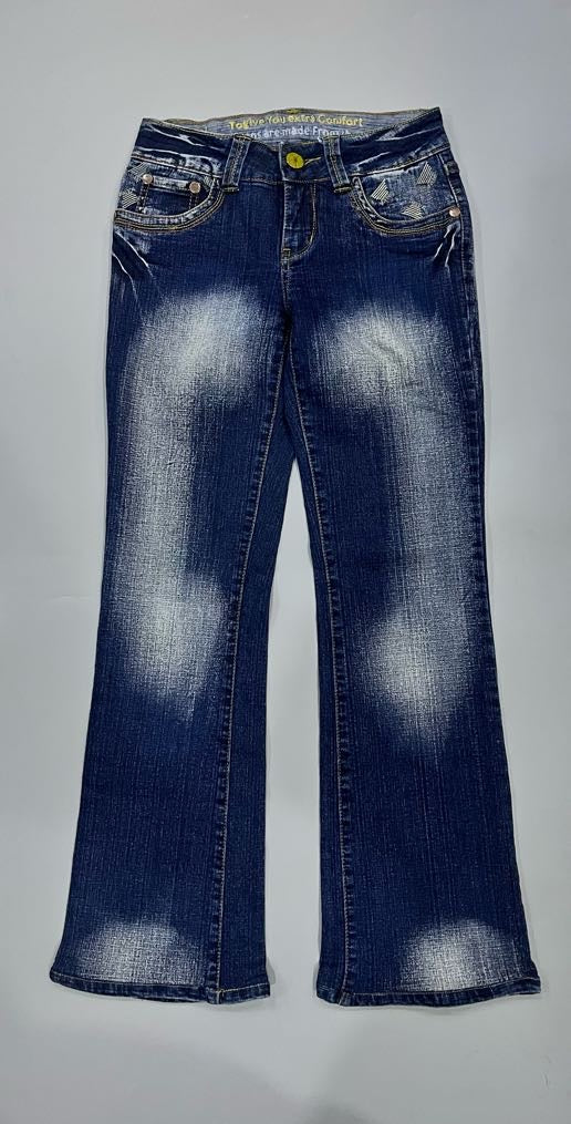 WASH EFFECT DENIM JEANS