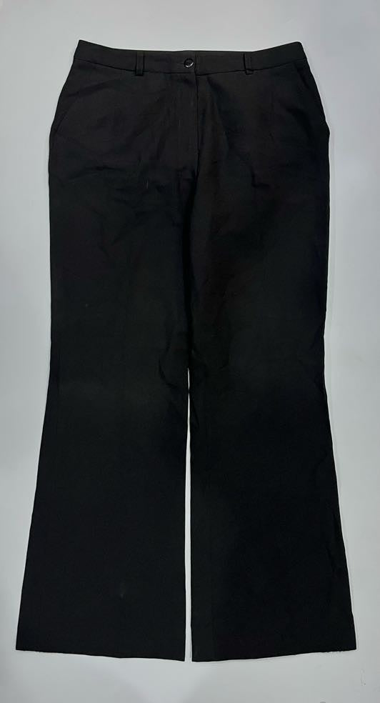 SOLID BLACK OFFICE PANTS