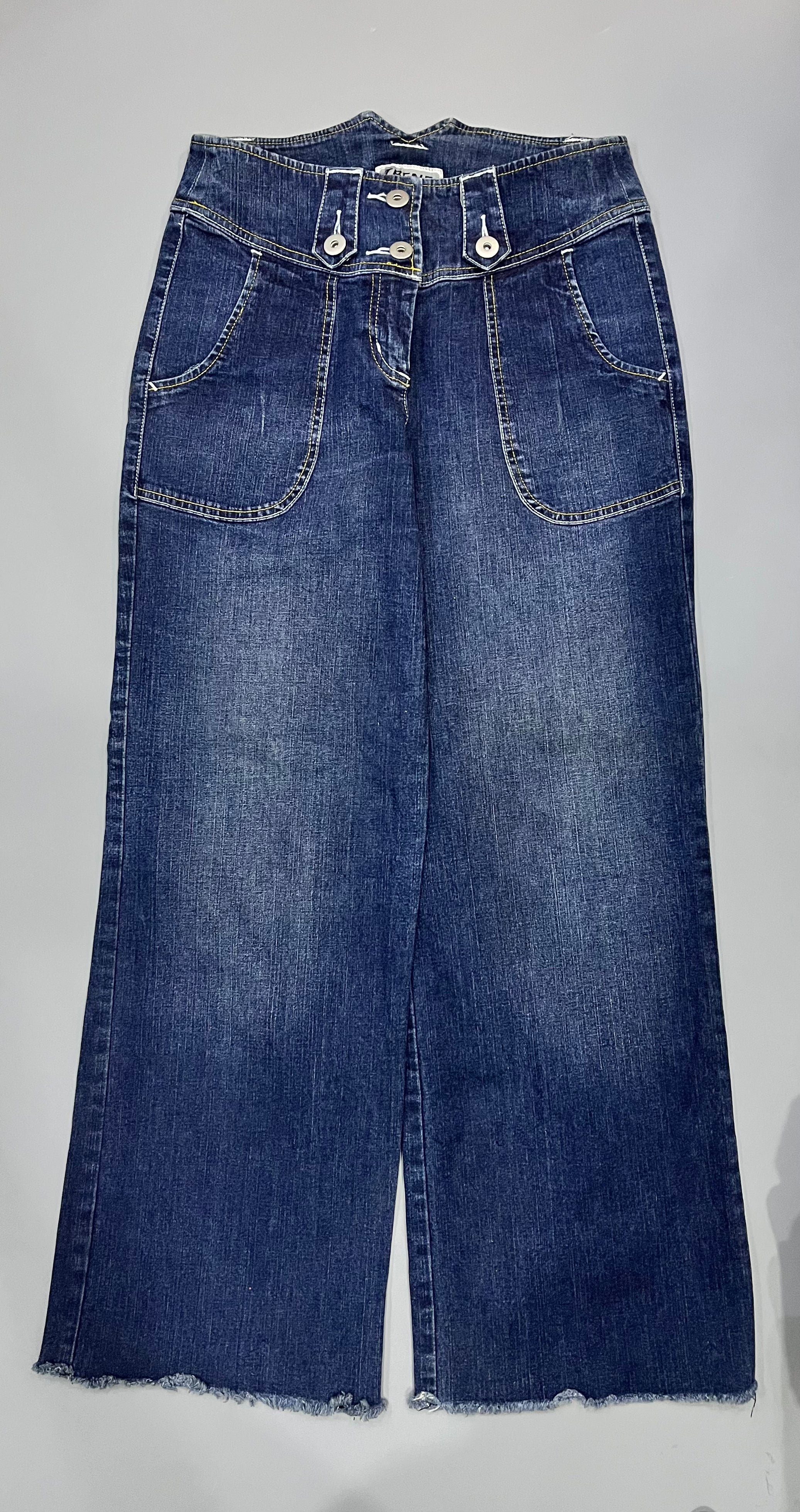 WIDE LEG DENIM JEANS