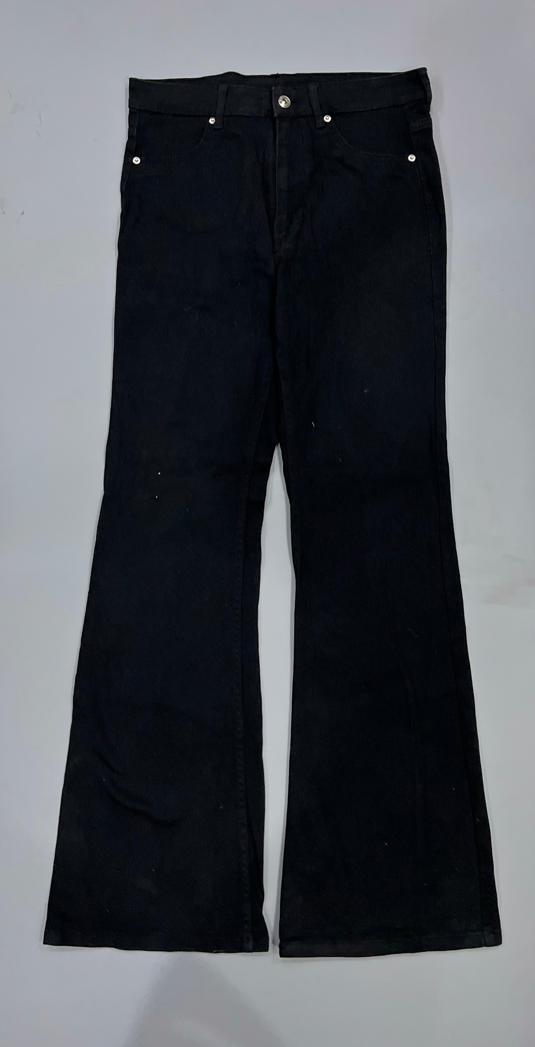 H&M BLACK FLARED JEANS