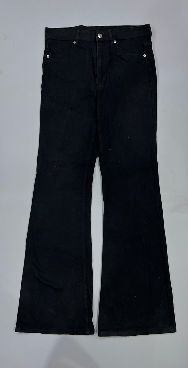 H&M BLACK FLARED JEANS