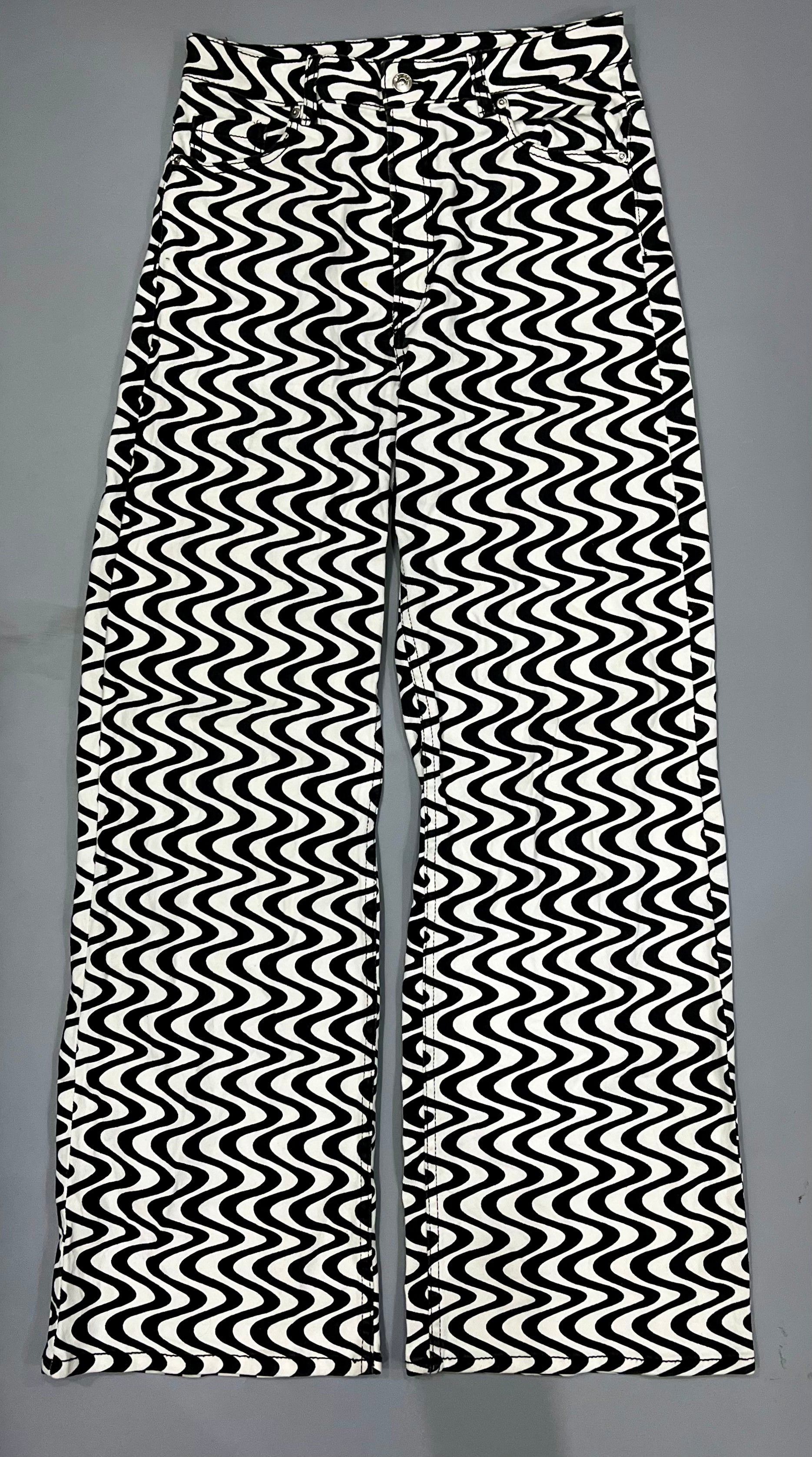 H&M MONOCHROME JEANS