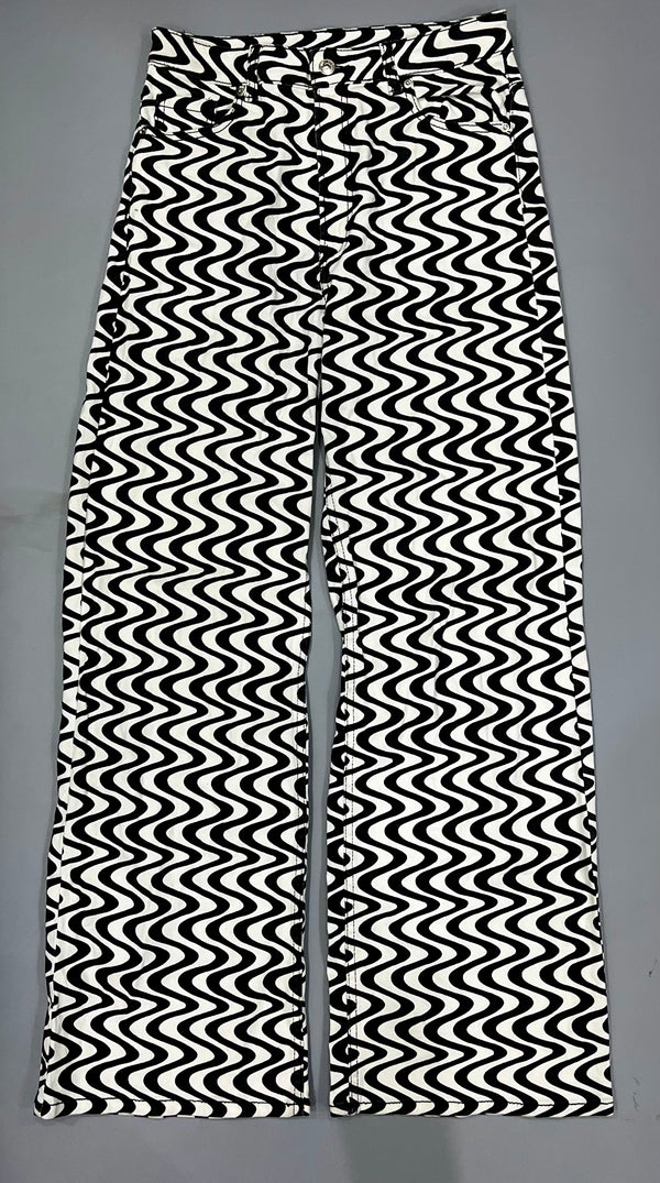 H&M MONOCHROME JEANS