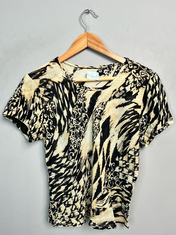 ABSTRACT AMIMAL PRINT TOP