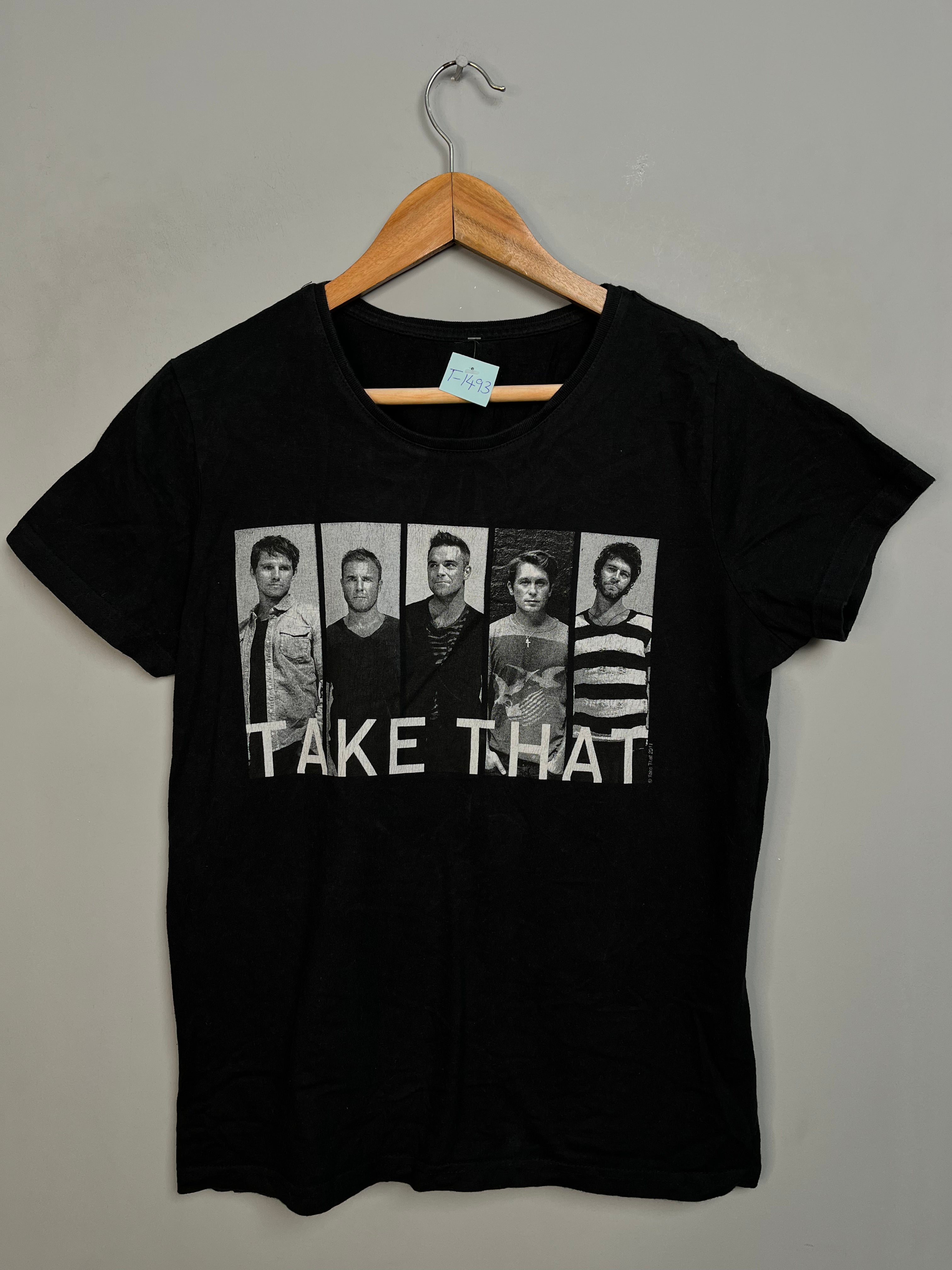 TAKE THAT BAND BLACK T-SHIRT - Thrifty Threads