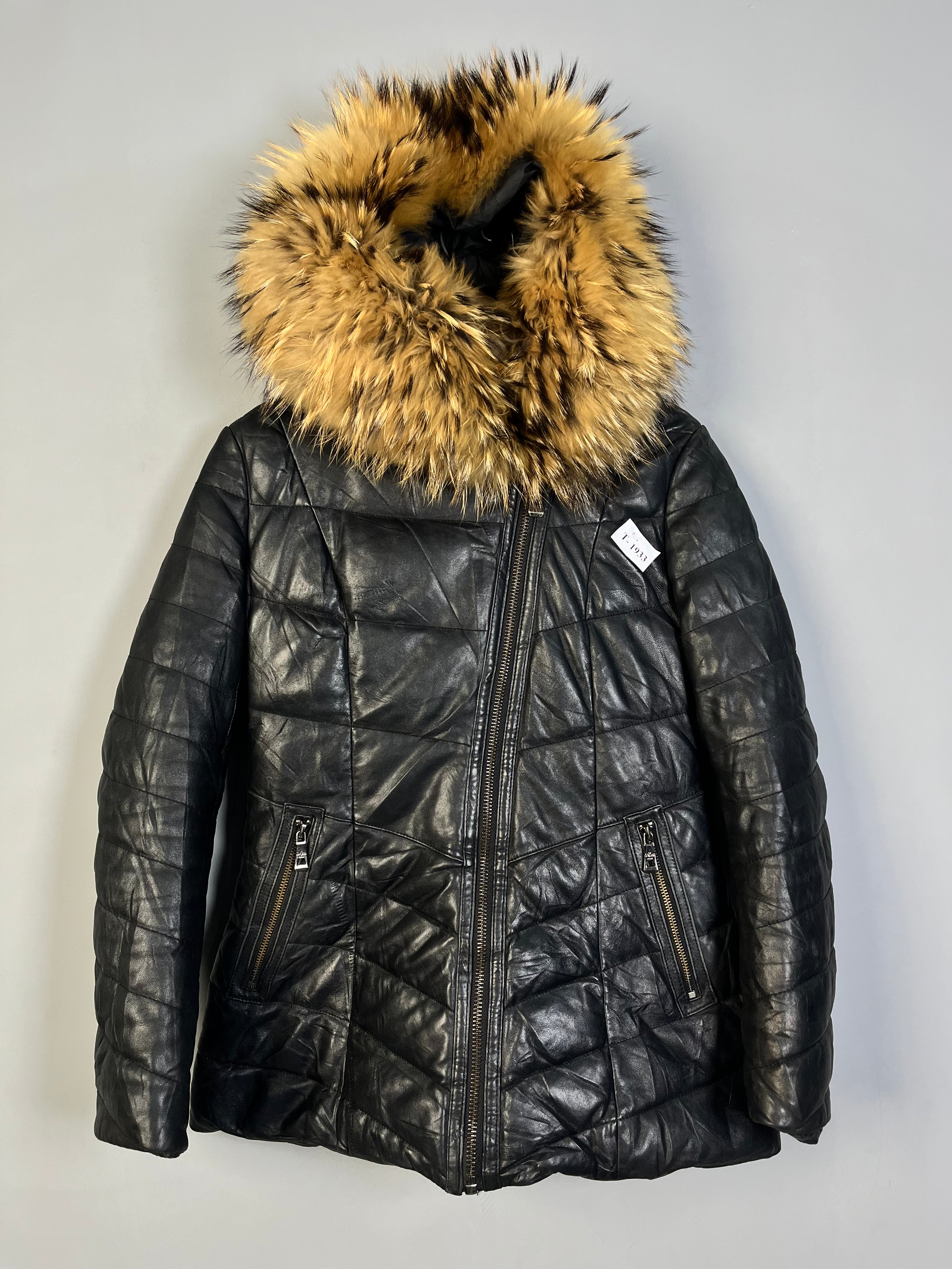 FUR HOODED PUFFER JACKET - Thrifty Threads