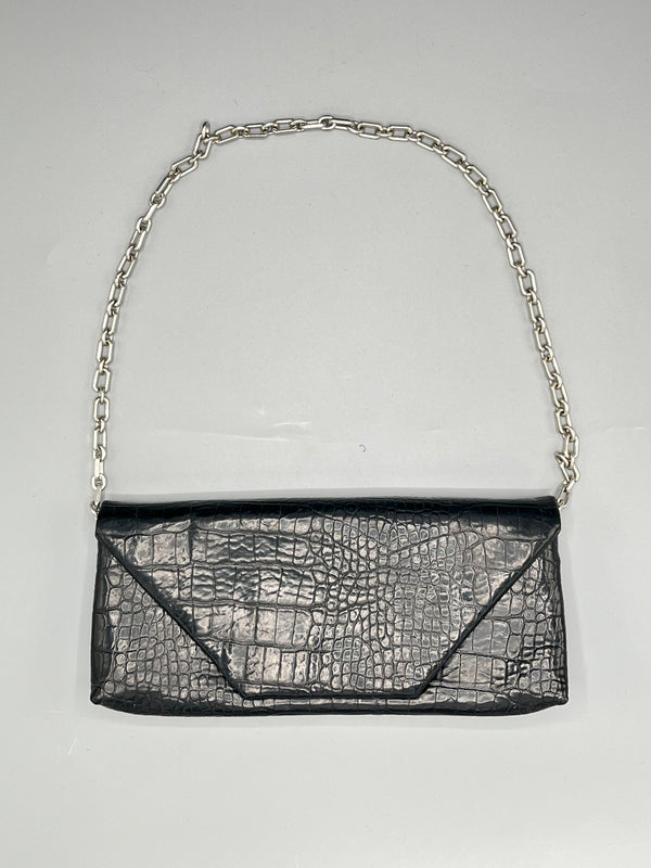 ZARA CROCODILE EMBOSSED BAG - Thrifty Threads