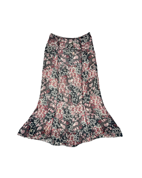 FLORAL LONG SKIRT