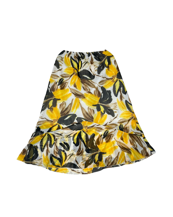 YELLOW PETALS SKIRT