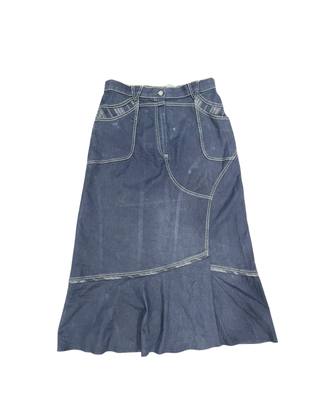 DENIM INDIGO SKIRT