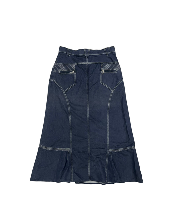 DENIM INDIGO SKIRT