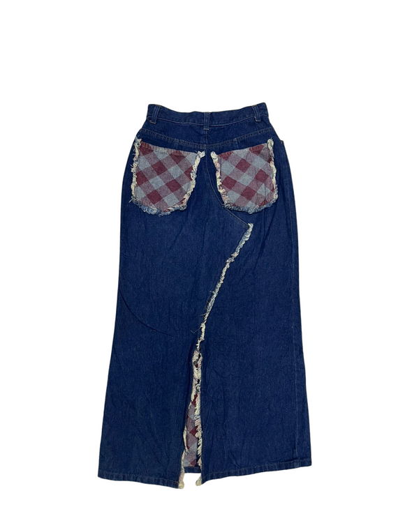 SLIM FIT DENIM SKIRT