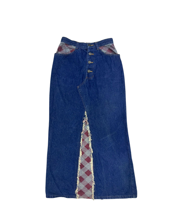 SLIM FIT DENIM SKIRT