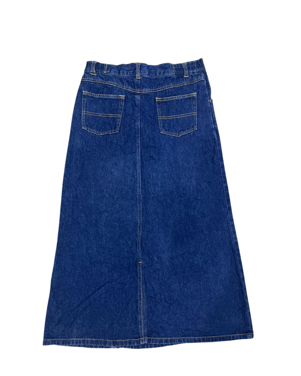 DENIM A-LINE SKIRT