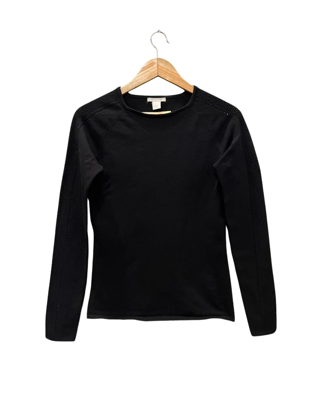 H&M BLACK LONG SLEEVE TOP