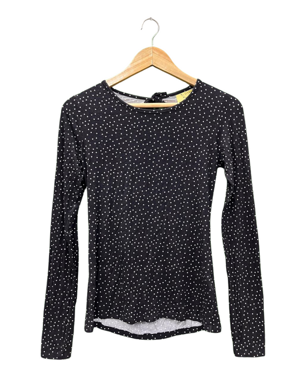 BLACK POLKA DOT TOP