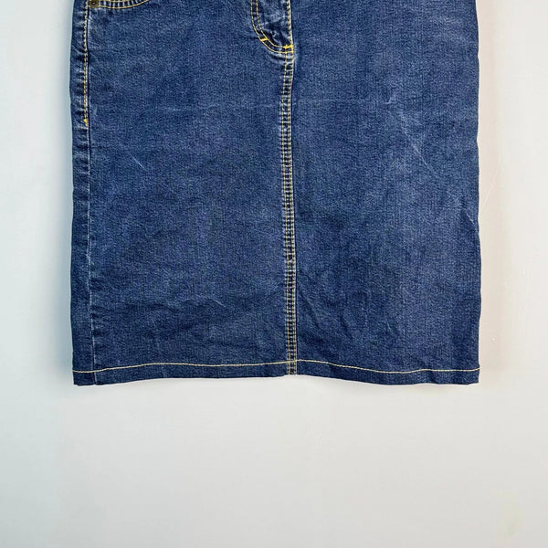 DENIM MIDI SKIRT - Thrifty Threads