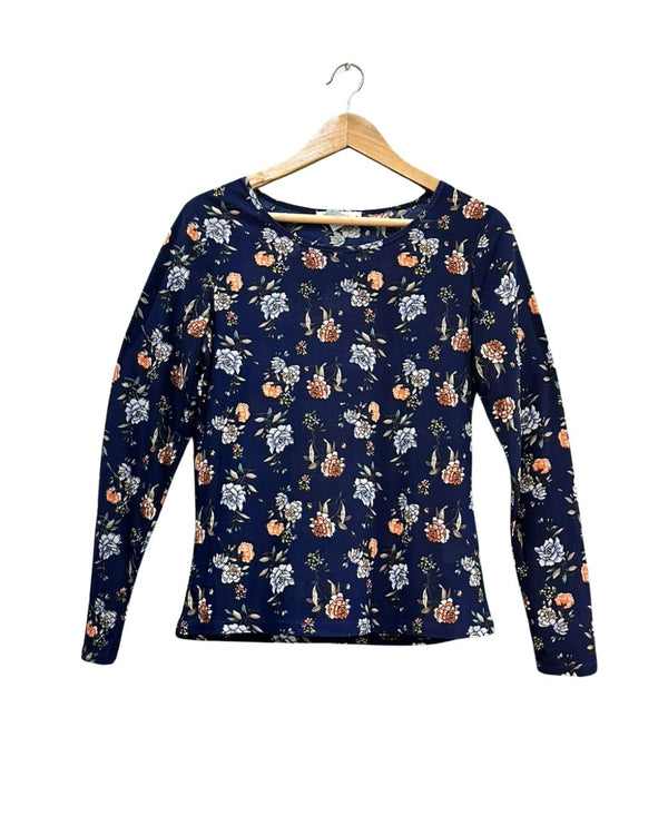 LONG SLEEVE FLORAL TOP
