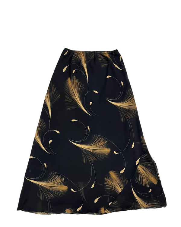 GOLD FEATHERS SKIRT