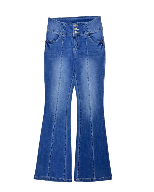 HIGH WAIST DENIM JEANS