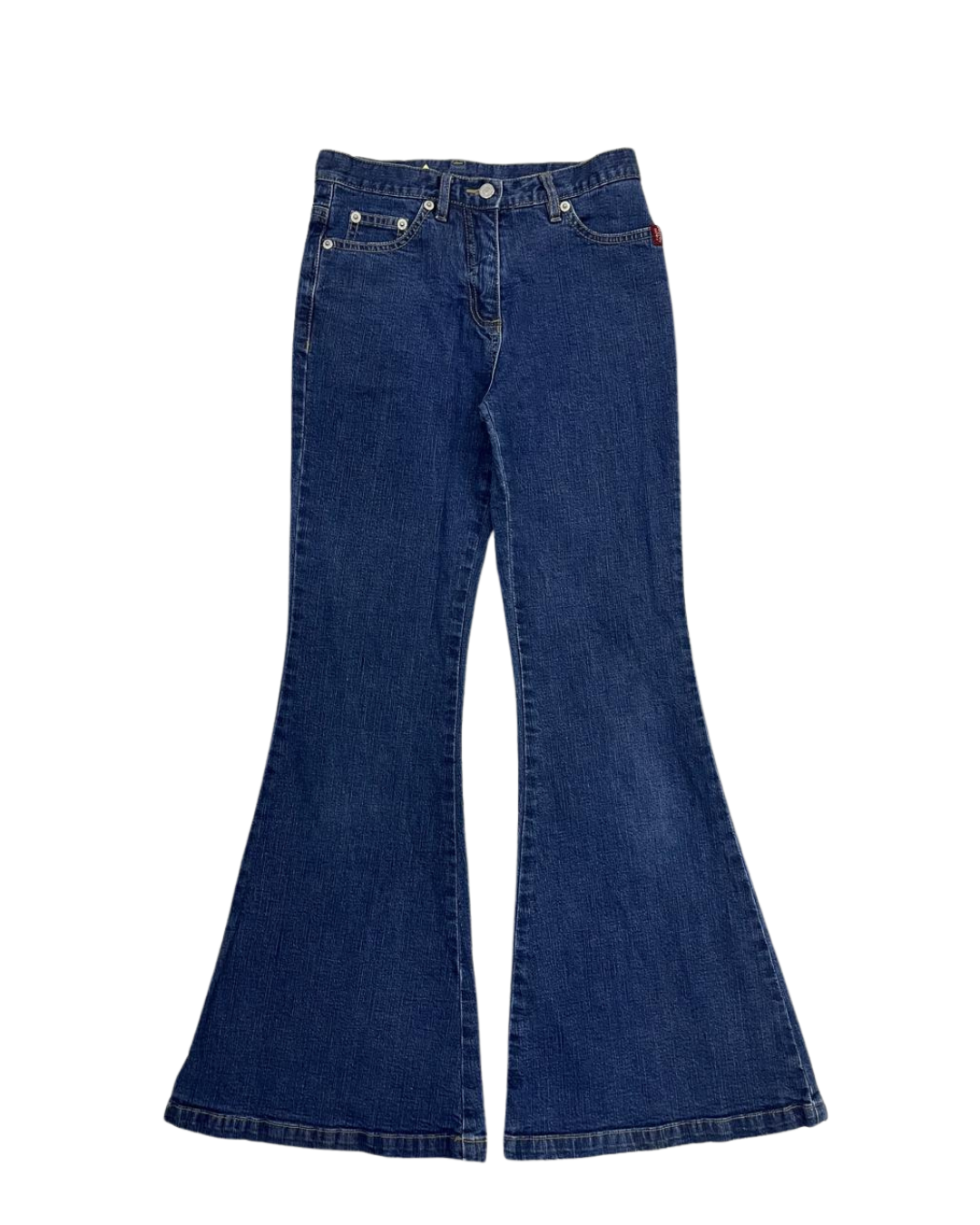 TOM TAILOR HIGH RISE FLARED DENIM JEANS