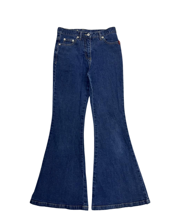 TOM TAILOR HIGH RISE FLARED DENIM JEANS