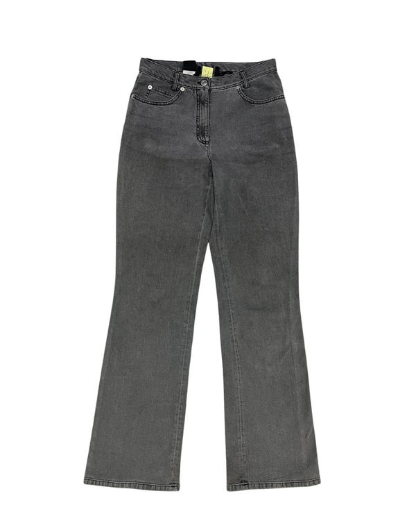 GREY HIGH WAIST DENIM JEANS