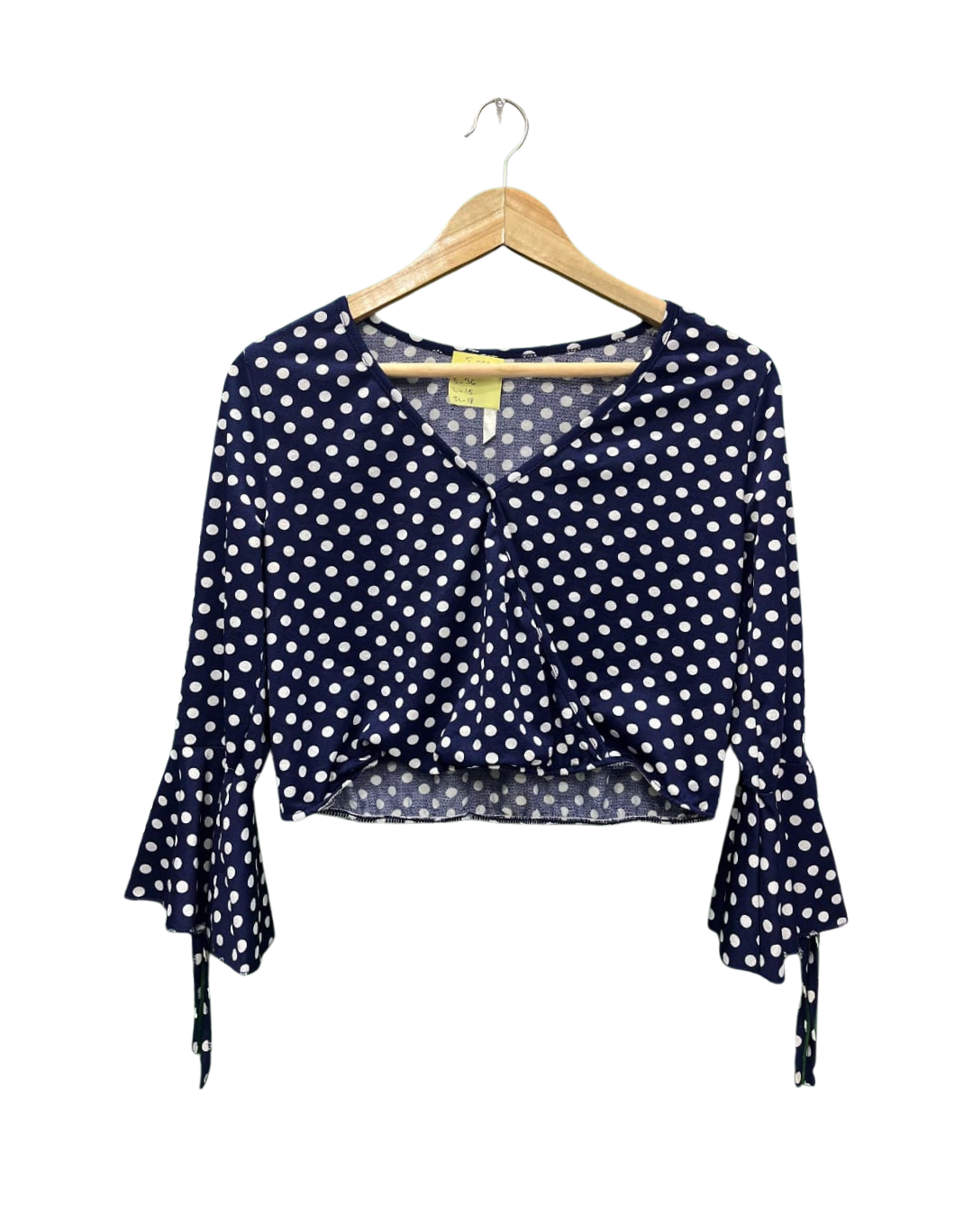 WHITE POLKA DOTS  TOP