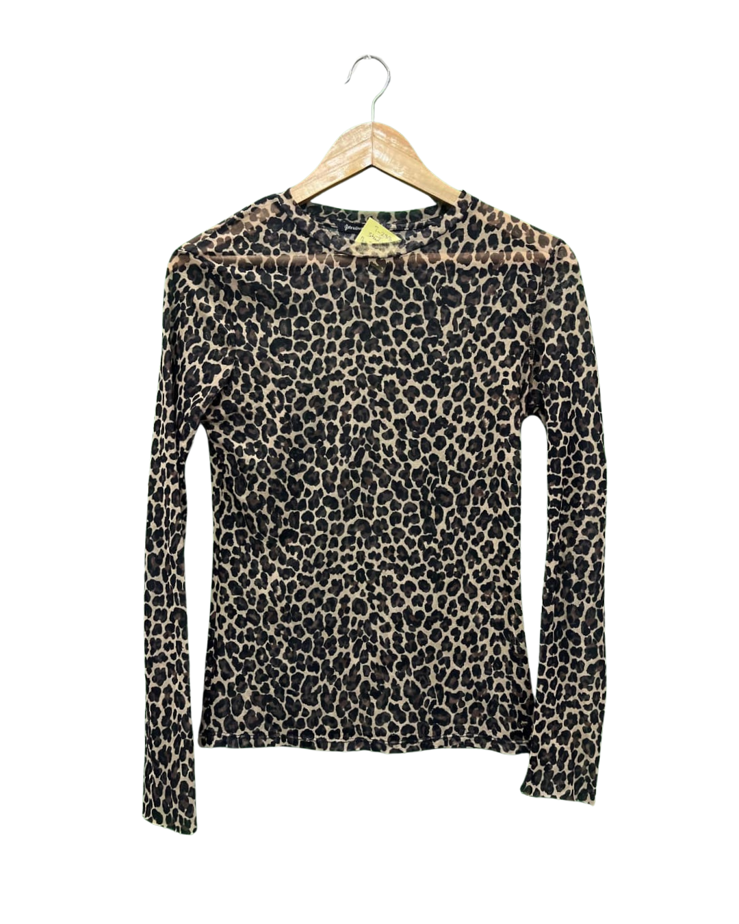 STRADIVARIUS LEOPARD PRINT LONG SLEEVE TOP