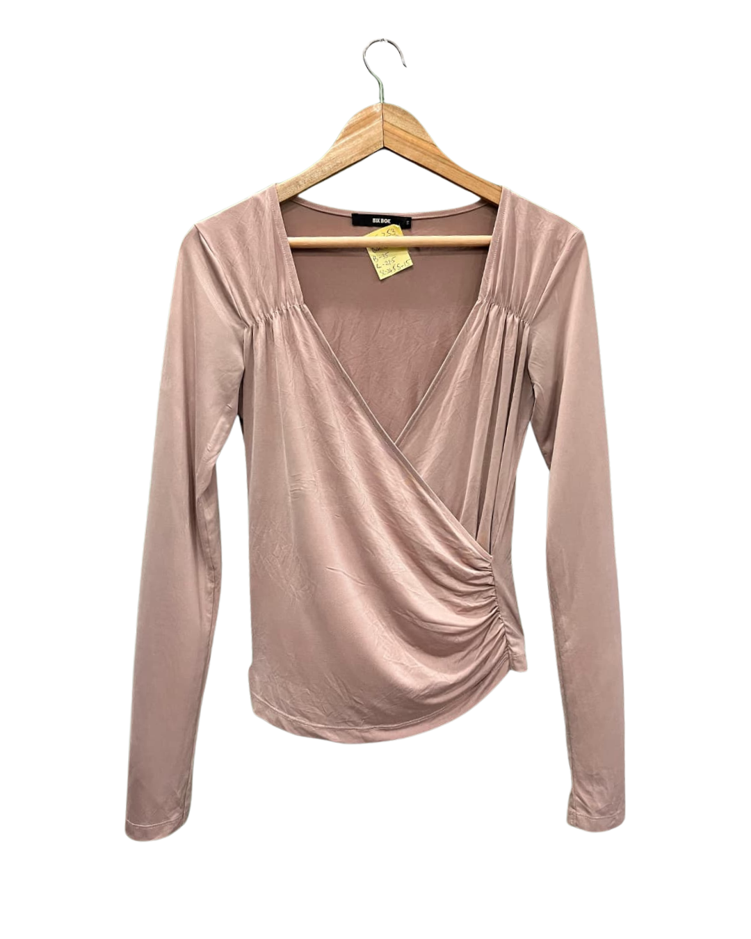 BIKBOK LONG-SLEEVE V-NECK TOP