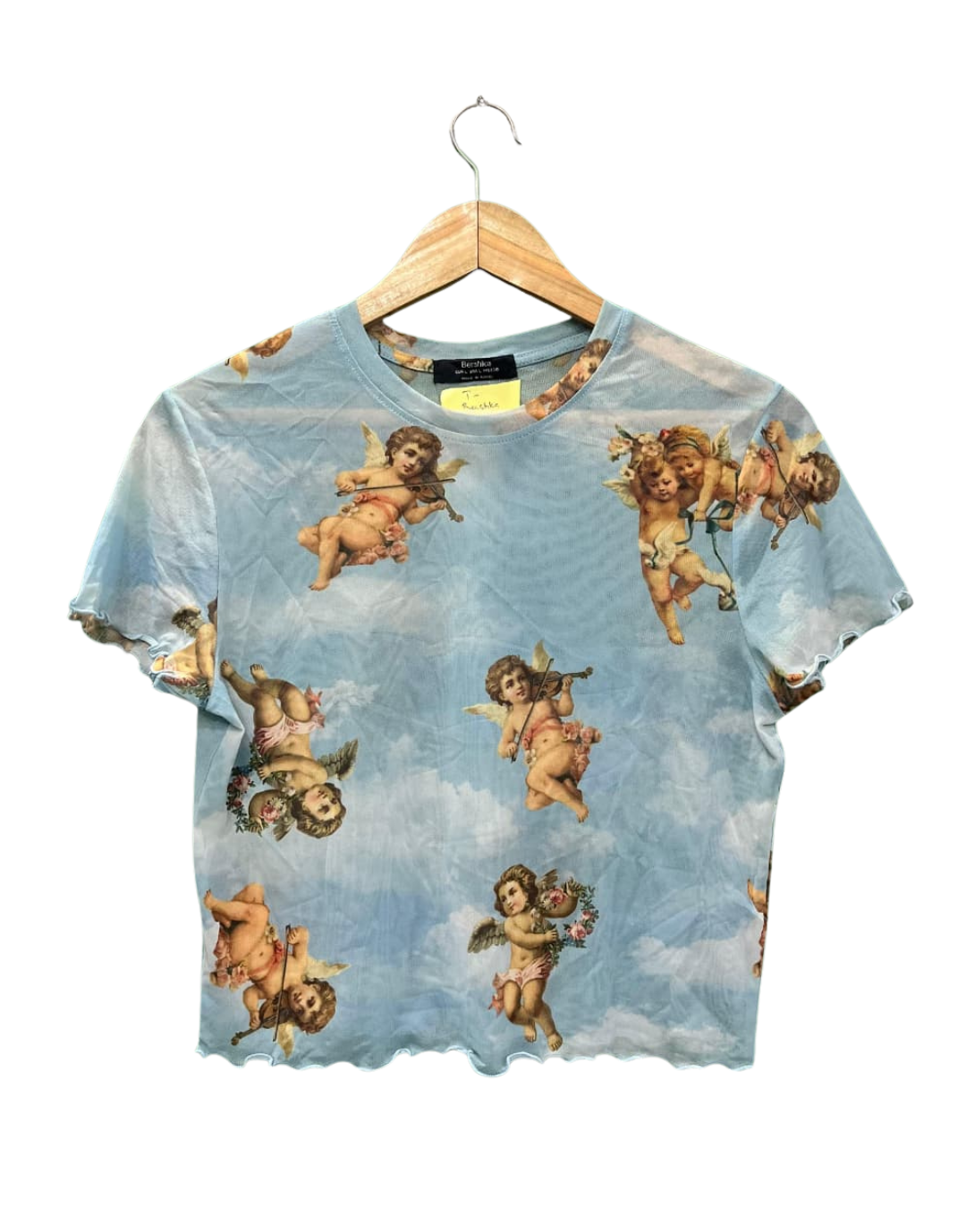 BERSHKA ANGELS MESH TOP