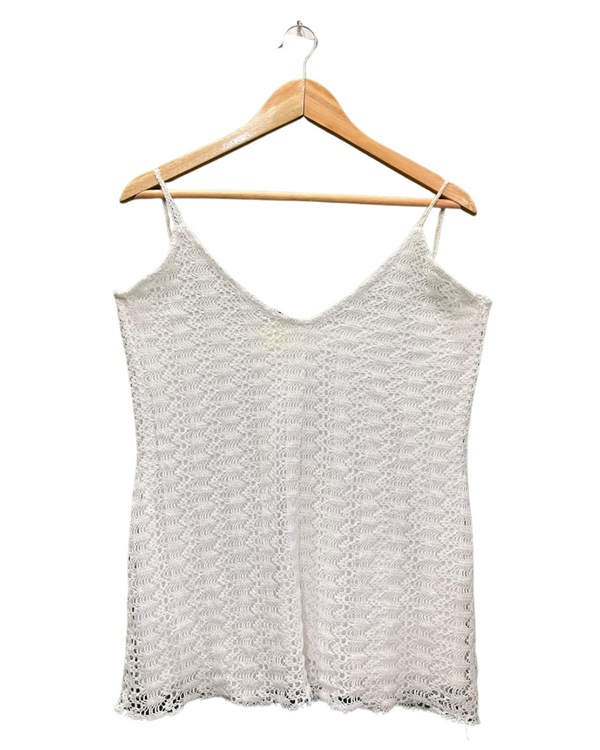 Crochet Lace V-Neck Cami